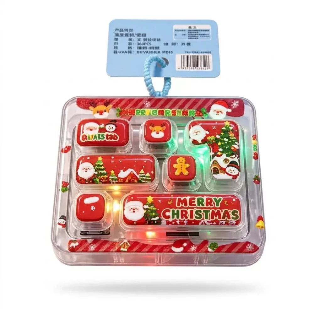 Christmas Cartoon Fidget Keycap Keychain