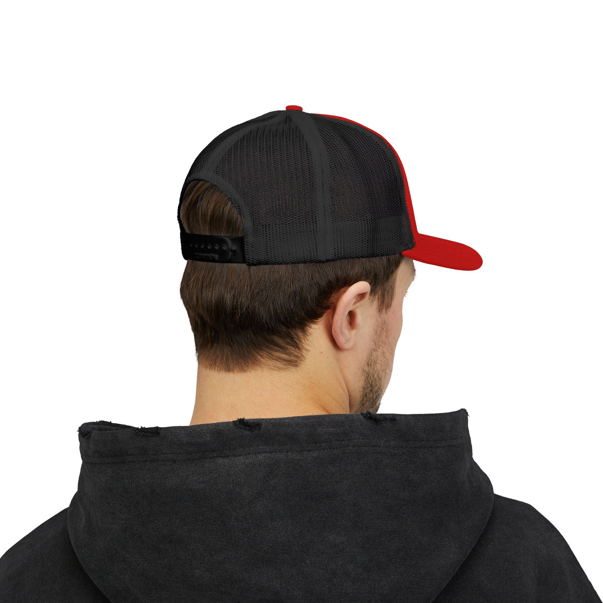 Bulldog Embroidered Trucker Cap - Retro Athletic Snapback Hat