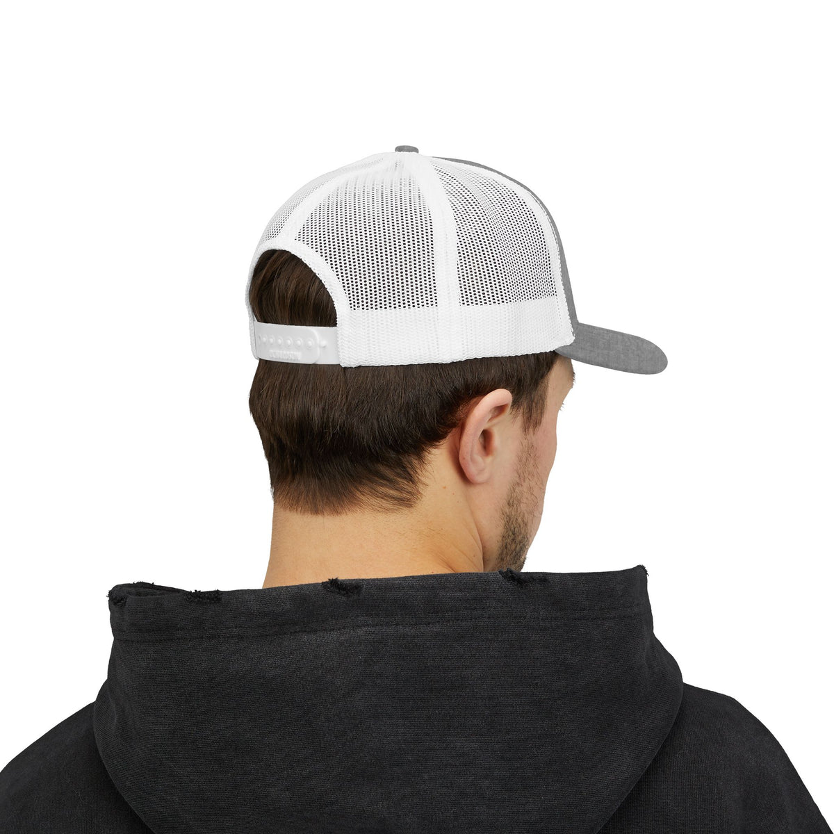 Bulldog Embroidered Trucker Cap - Retro Athletic Snapback Hat