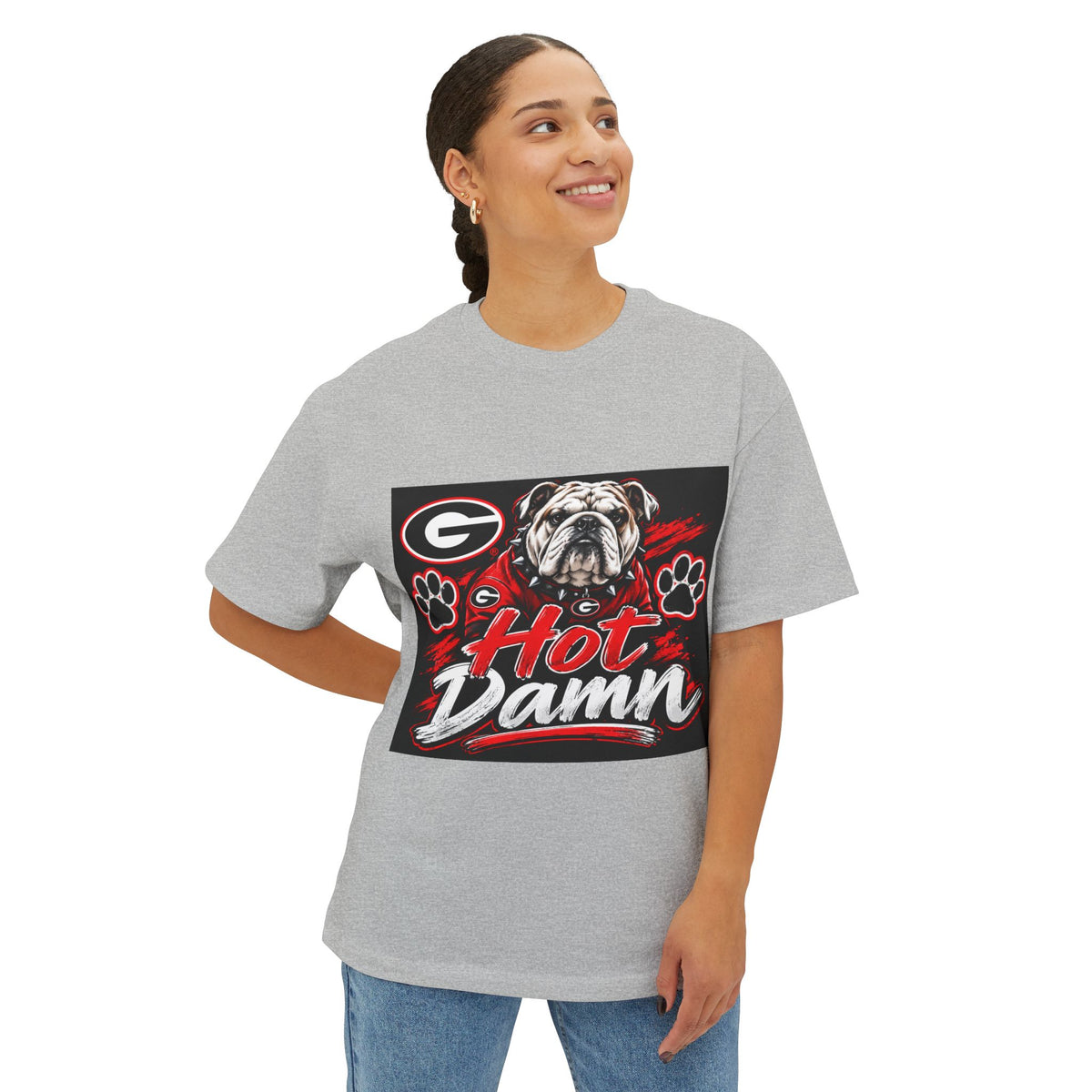 Bulldog 'Hot Damn' Graphic Tee