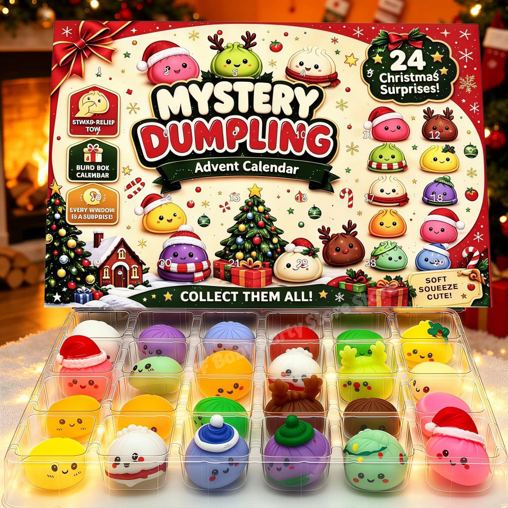 Christmas Squishy Sensory Advent Calendar
