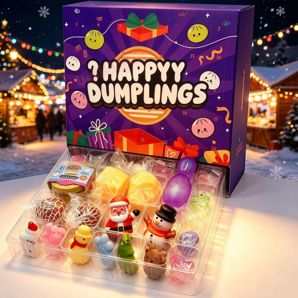 Christmas Squishy Sensory Advent Calendar