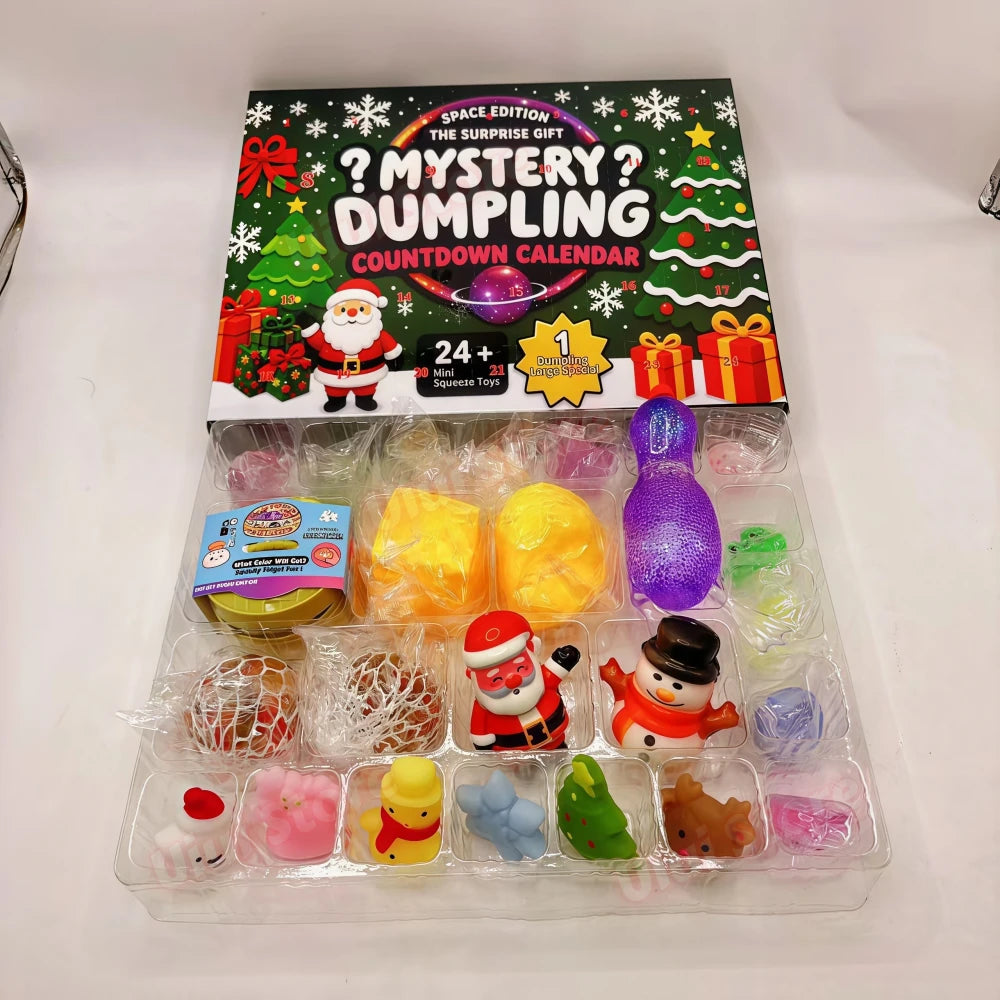 Christmas Squishy Sensory Advent Calendar