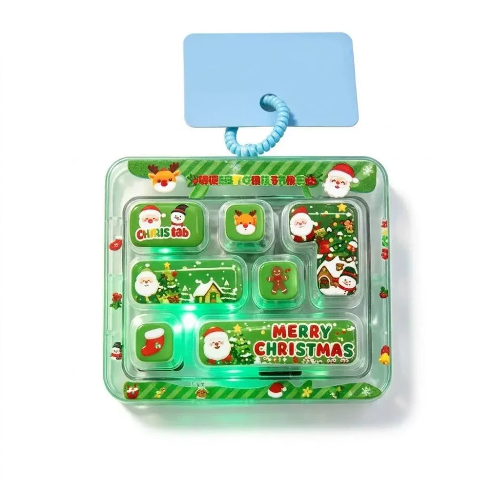 Christmas Cartoon Fidget Keycap Keychain