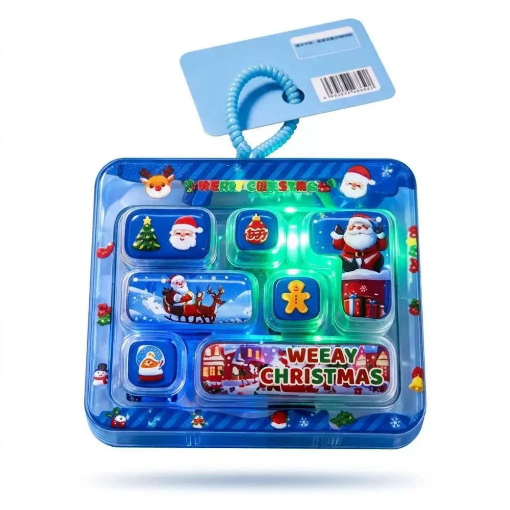 Christmas Cartoon Fidget Keycap Keychain