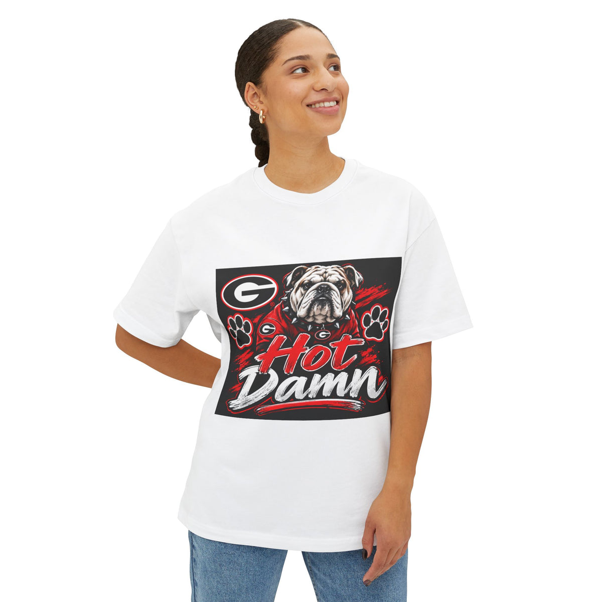 Bulldog 'Hot Damn' Graphic Tee