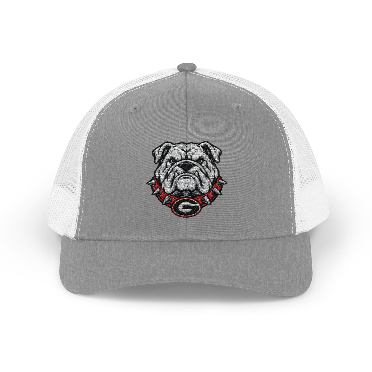 Bulldog Logo Trucker Cap — Classic Embroidered Georgia Bulldog Snapback