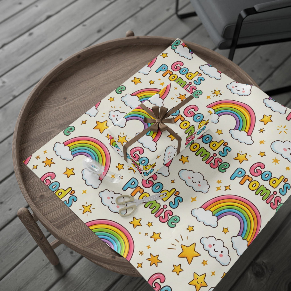 Colorful Rainbow Wrapping Paper
