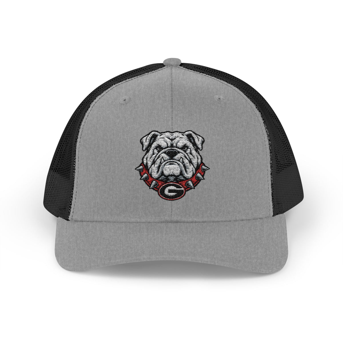 Bulldog Logo Trucker Cap — Classic Embroidered Georgia Bulldog Snapback