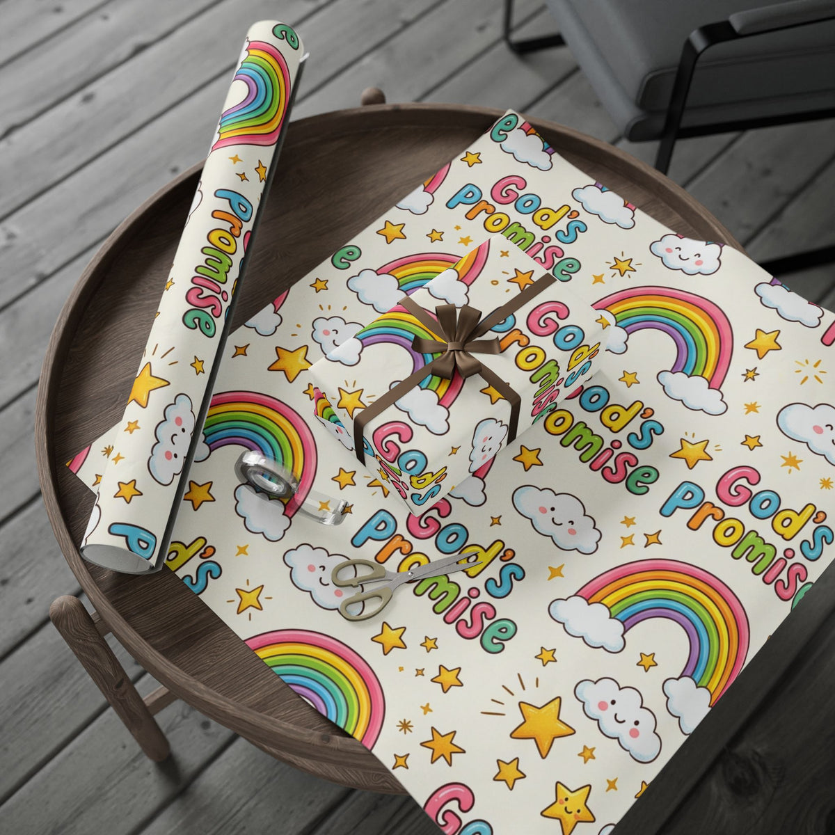 Colorful Rainbow Wrapping Paper