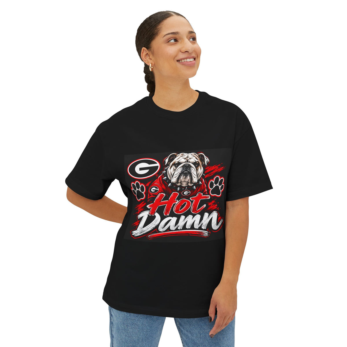 Bulldog 'Hot Damn' Graphic Tee